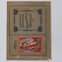 1910 Exposition Universelle et Internationale de Bruxelles official souvenir brochure No 2. UK P&P