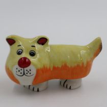 Lorna Bailey dog, Doodle, no cracks or chips, L: 15 cm. UK P&P Group 1 (£16+VAT for the first lot