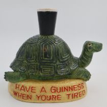 Resin Guinness tortoise advertisement figure, L: 28 cm, no chips or cracks. UK P&P Group 2 (£20+