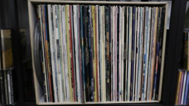 Approximately one hundred mixed rock and pop LPs. Not available for in-house P&P