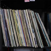 Approximately one hundred rock and pop LPs including Fleetwood Mac. Not available for in-house P&P