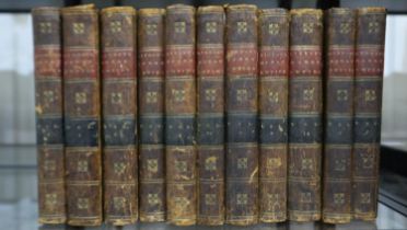 Gibbon's Decline & Fall Of The Roman Empire, eleven of twelve volumes, Vol 11 missing. 1813 edition.