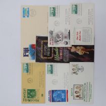 Five first day covers for the New York World Fair 1964. UK P&P Group 1 (£16+VAT for the first lot