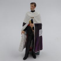 Royal Doulton HN2883 HRH The Prince of Wales, limited edition 1215/1500, H: 20 cm, no chips or