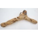 Carved mango wood root depicting lizards, L: 50 cm. UK P&P Group 3 (£30+VAT for the first lot and £