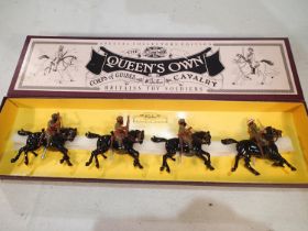 Britains 8835 Queens Own Corps of Guides Cavalry four figure set. UK P&P Group 1 (£16+VAT for the
