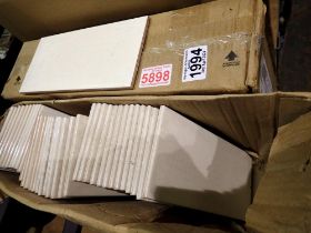 Two boxes of new Elaine ceramic tiles. Not available for in-house P&P