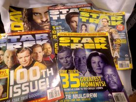 Five early Star Trek and Lord Of The Rings magazines. UK P&P Group 2 (£20+VAT for the first lot