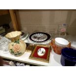 Collection of mixed ceramics and glass. Not available for in-house P&P