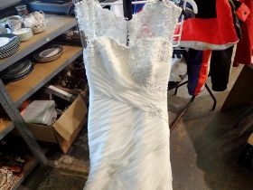 Wedding dress (used once). Not available for in-house P&P
