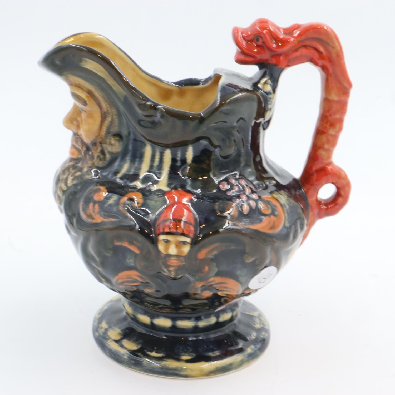 Shorter ceramic Falstaff jug, H: 21 cm, no cracks or chips. UK P&P Group 2 (£20+VAT for the first - Bild 2 aus 3