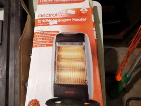 Electrotec 1200w halogen heater. Not available for in-house P&P