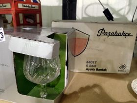 Pasabahce and Jasper Conran glassware. Not available for in-house P&P