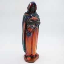 Royal Doulton figurine, The Moor HN2082, signed in gold, H: 43 cm, no chips or cracks. UK P&P