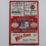 Birmingham exhibition of Arts and Industries 1908 programme (official). UK P&P Group 1 (£16+VAT