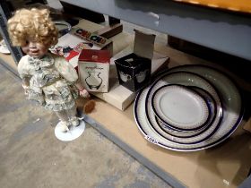 Mixed vintage ceramics etc. Not available for in-house P&P