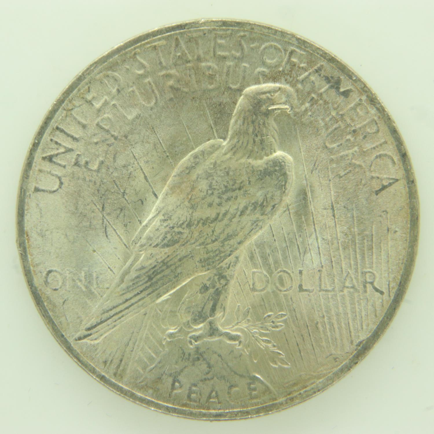 1923 USA silver Liberty dollar, nUNC. P&P Group 0 (£6+VAT for the first lot and £1+VAT for
