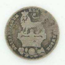 1826 silver shilling of George IV - F grade. UK P&P Group 0 (£6+VAT for the first lot and £1+VAT for