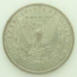 1897 American silver Morgan dollar - nEF grade. UK P&P Group 0 (£6+VAT for the first lot and £1+