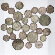 Quantity of pre 1947 silver UK coins. UK P&P Group 1 (£16+VAT for the first lot and £2+VAT for