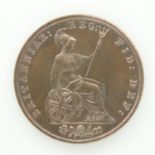 1855 halfpenny of Queen Victoria - gEF grade. UK P&P Group 0 (£6+VAT for the first lot and £1+VAT