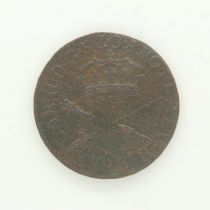 1677 Scottish Turner of Charles II - gF grade. UK P&P Group 0 (£6+VAT for the first lot and £1+VAT