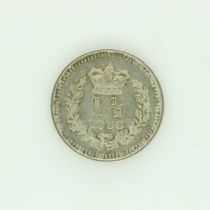 1838 silver three-halfpence of Queen Victoria - nEF grade. UK P&P Group 0 (£6+VAT for the first