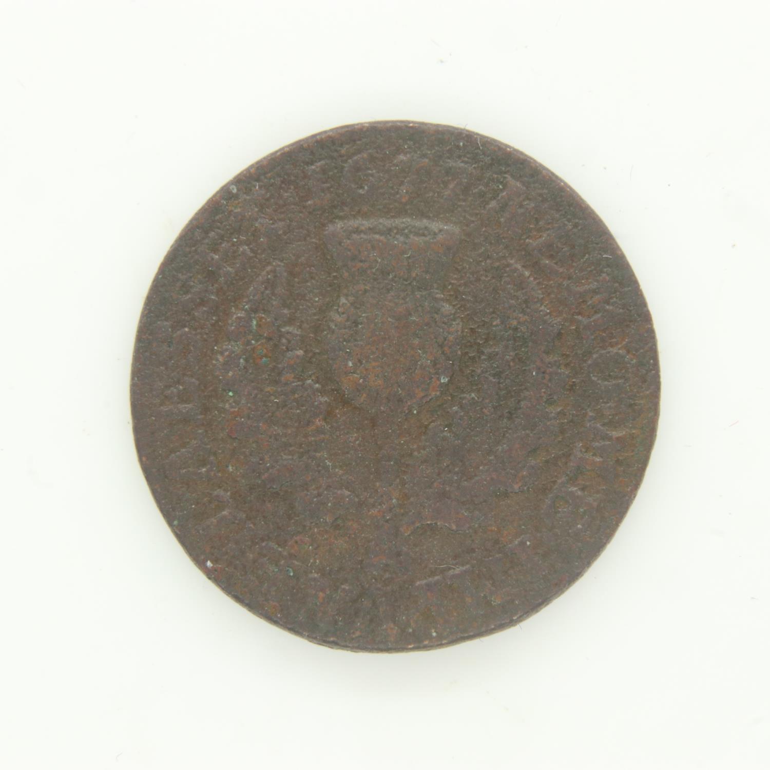 1677 Scottish Turner of Charles II - gF grade. UK P&P Group 0 (£6+VAT for the first lot and £1+VAT - Image 2 of 2