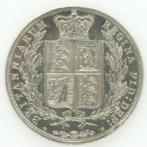 1883 silver half crown of Queen Victoria - nEF grade. UK P&P Group 0 (£6+VAT for the first lot