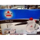 Bissell Steam Shot steam cleaner in box. Not available for in-house P&P