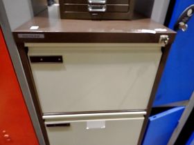 Set of metal filing drawers. Not available for in-house P&P