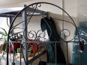 Wrought iron garden gate. Not available for in-house P&P