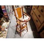 Small childs highchair. Not available for in-house P&P