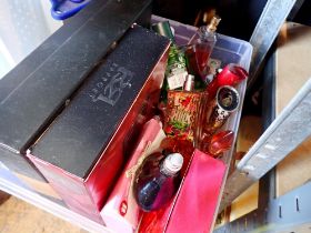 Box of mixed perfumes. Not available for in-house P&P