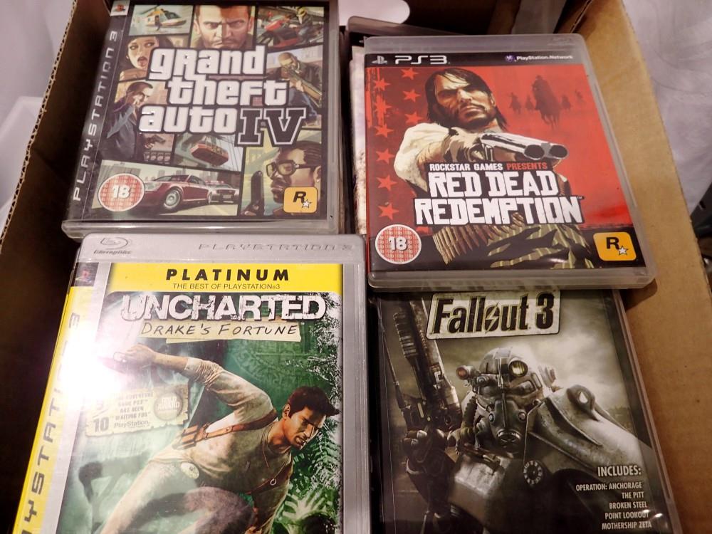Selection of various PlayStation 3 video games to include Red Dead Redemption 2. Not available for