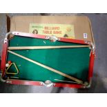 1950's wooden billiards game. Not available for in-house P&P