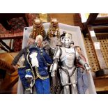 Quantity of Dr Who action figures. UK P&P Group 2 (£20+VAT for the first lot and £4+VAT for