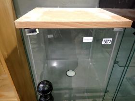 IKEA glass cabinet, option on next lot. Not available for in-house P&P