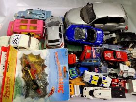 Tray of diecast models including Chitty Bang Bang. Not available for in-house P&P