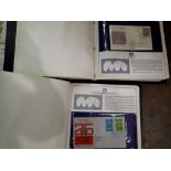 Two albums of commonwealth silver jubilee first day covers and a further commonwealth album. Not