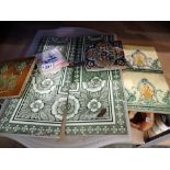 Mixed tiles, including a Delft example. Not available for in-house P&P