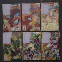 Comics: Forty-three Web Of Spiderman comics, 73-129. UK P&P Group 3 (£30+VAT for the first lot