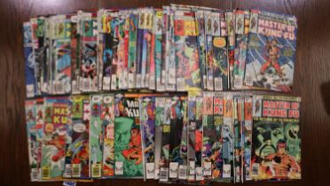 Seventy three Master Of Kung Fu comics. UK P&P Group 3 (£30+VAT for the first lot and £8+VAT for