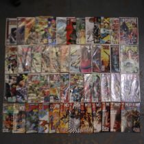 Comics: fifty mixed Marvel comics. UK P&P Group 2 (£20+VAT for the first lot and £4+VAT for