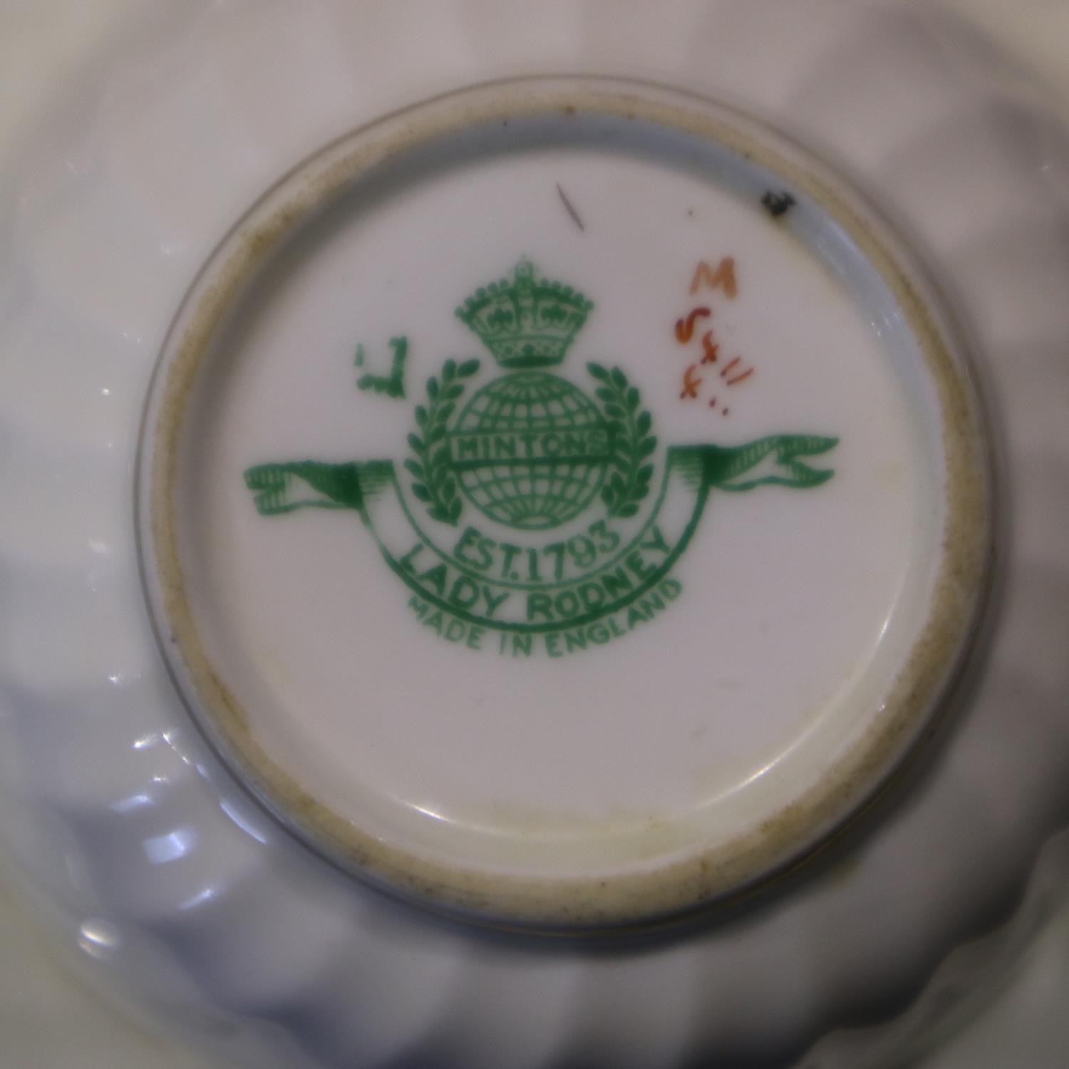 Minton tea service in the Lady Rodney pattern, no cracks or chips. Not available for in-house P&P - Bild 2 aus 2