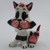 Lorna Bailey cat, Katrina, H: 12 cm. UK P&P Group 1 (£16+VAT for the first lot and £2+VAT for