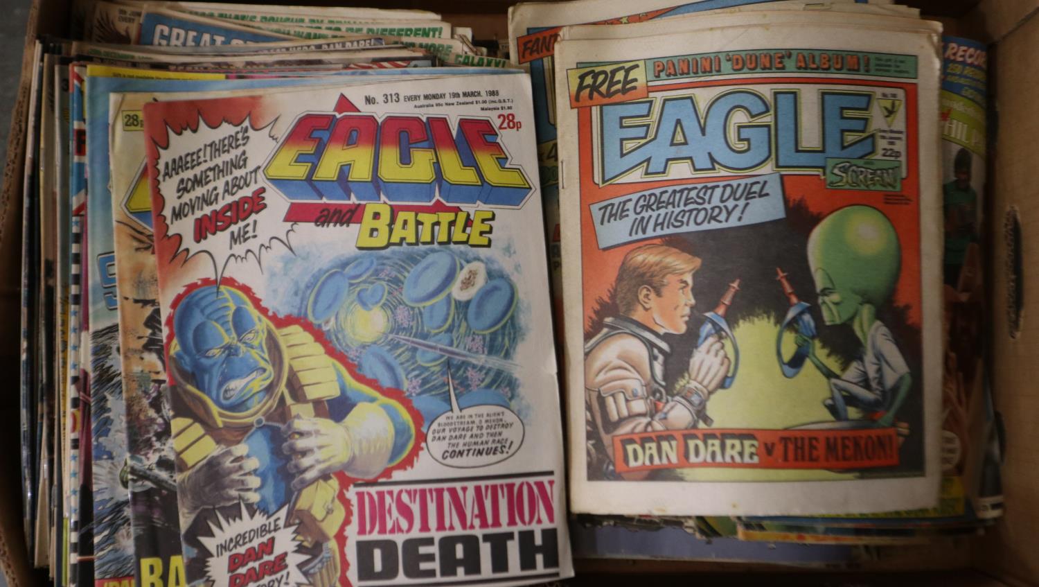 Approximately 150 Eagle magazines, 1980's. Not available for in-house P&P