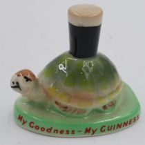 Guinness ceramic advertising tortoise, L: 75 mm. UK P&P Group 1 (£16+VAT for the first lot and £2+