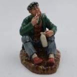 Royal Doulton figurine, The Wayfarer, H: 14 cm. UK P&P Group 1 (£16+VAT for the first lot and £2+VAT