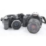 Two cameras, Canon EOS DS126151 and a Fujifilm Finepix . UK P&P Group 2 (£20+VAT for the first lot